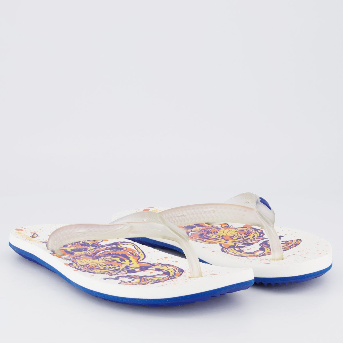 Chinelo Kenner Summer Old School Feminino Branco Branco 3