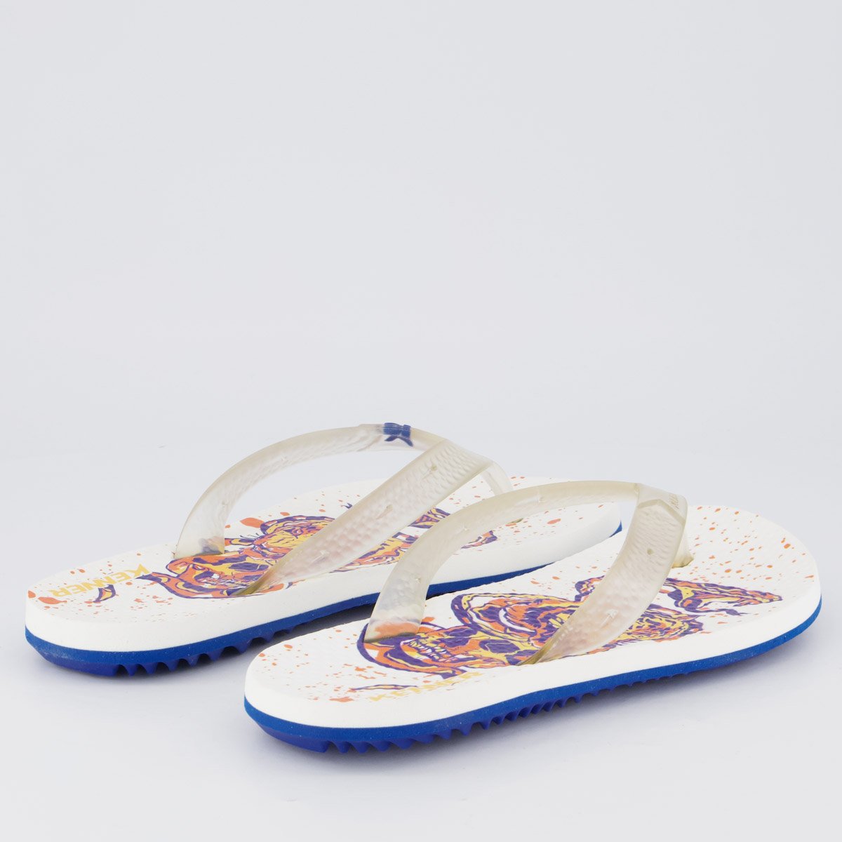 Chinelo Kenner Summer Old School Feminino Branco Branco 4