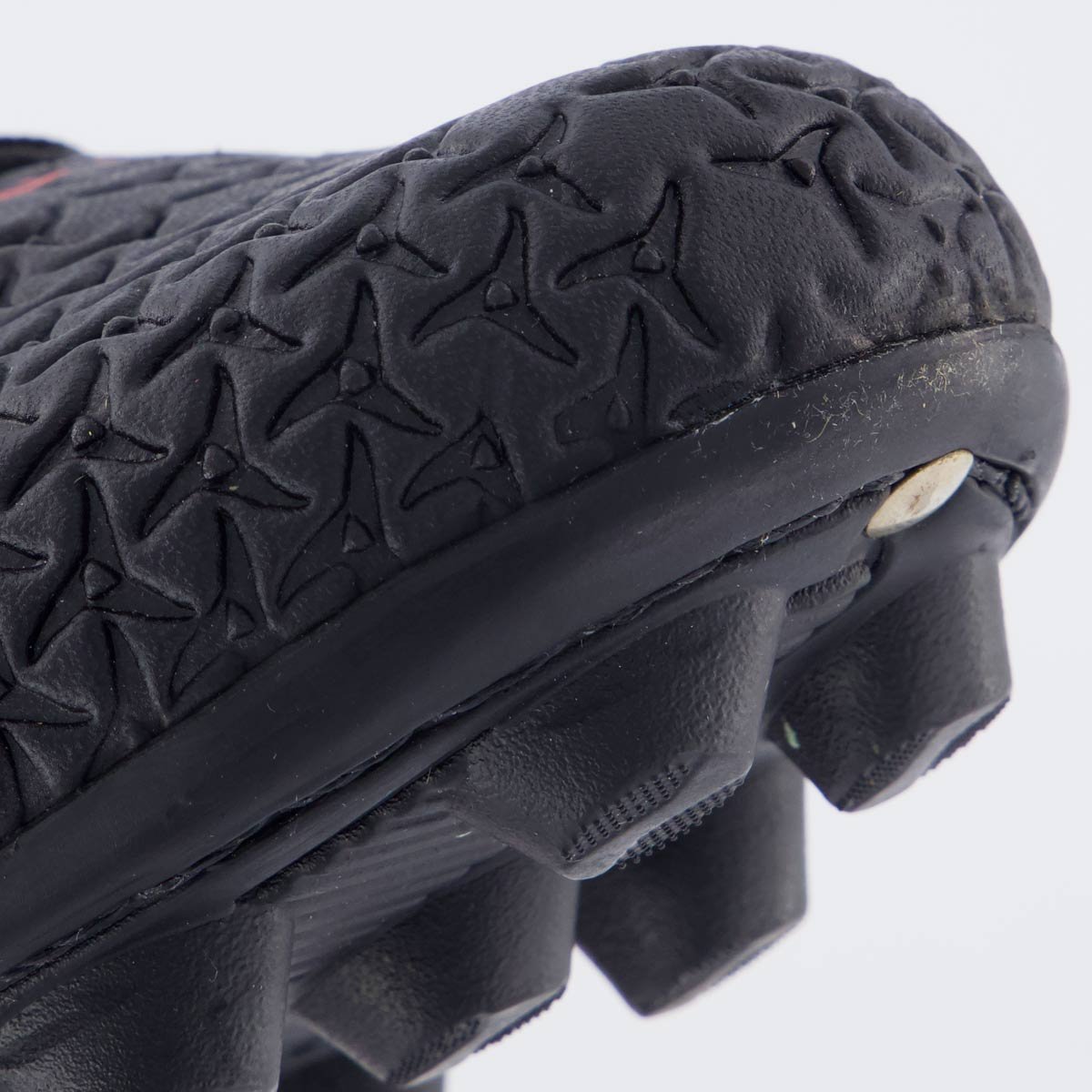 Chuteira Penalty S11 Locker XXI Campo Preta e Vermelha Preto 8