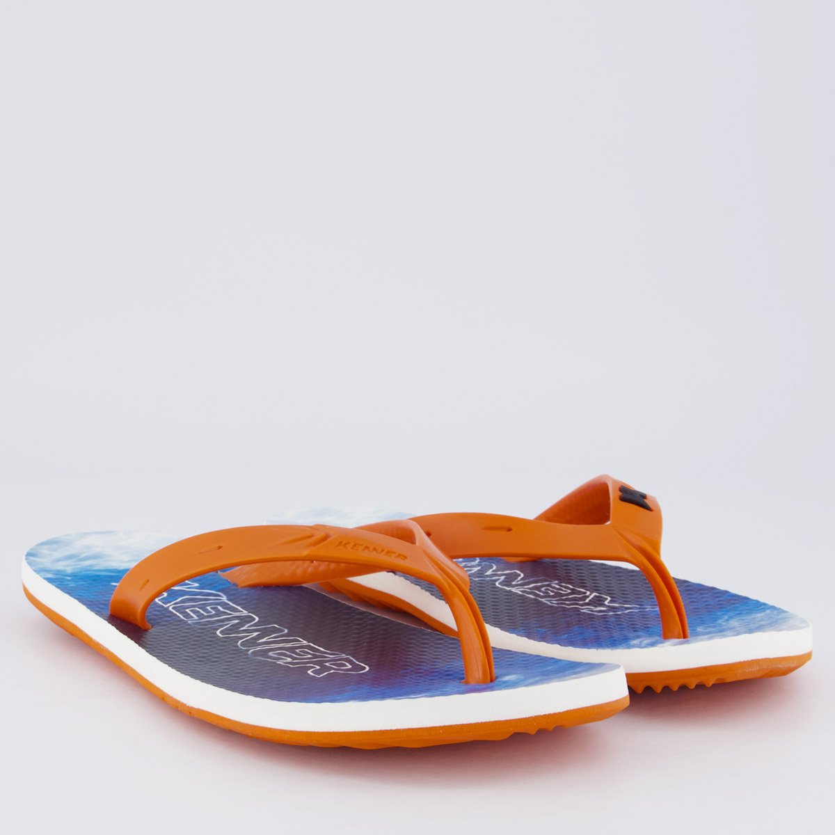 Chinelo Kenner Summer Ocean Laranja 3