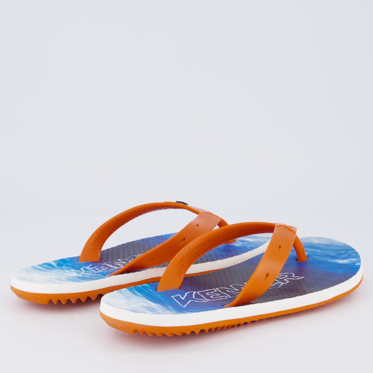 Chinelo Kenner Summer Ocean Laranja 4