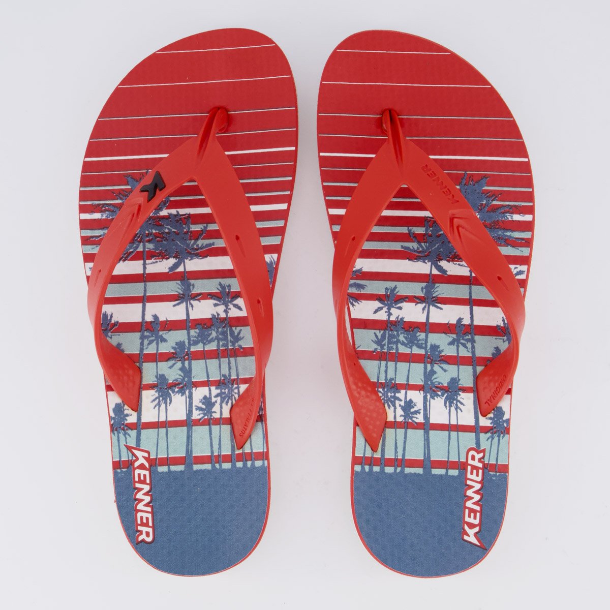 Chinelo Kenner Summer Aloha Vermelho