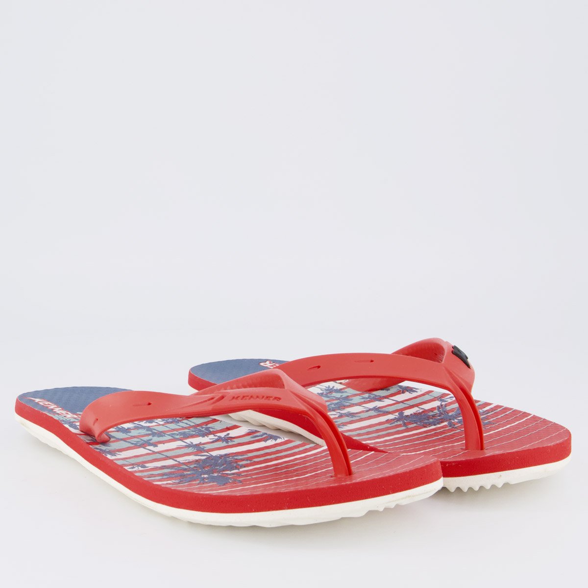 Chinelo Kenner Summer Aloha Vermelho Vermelho 3