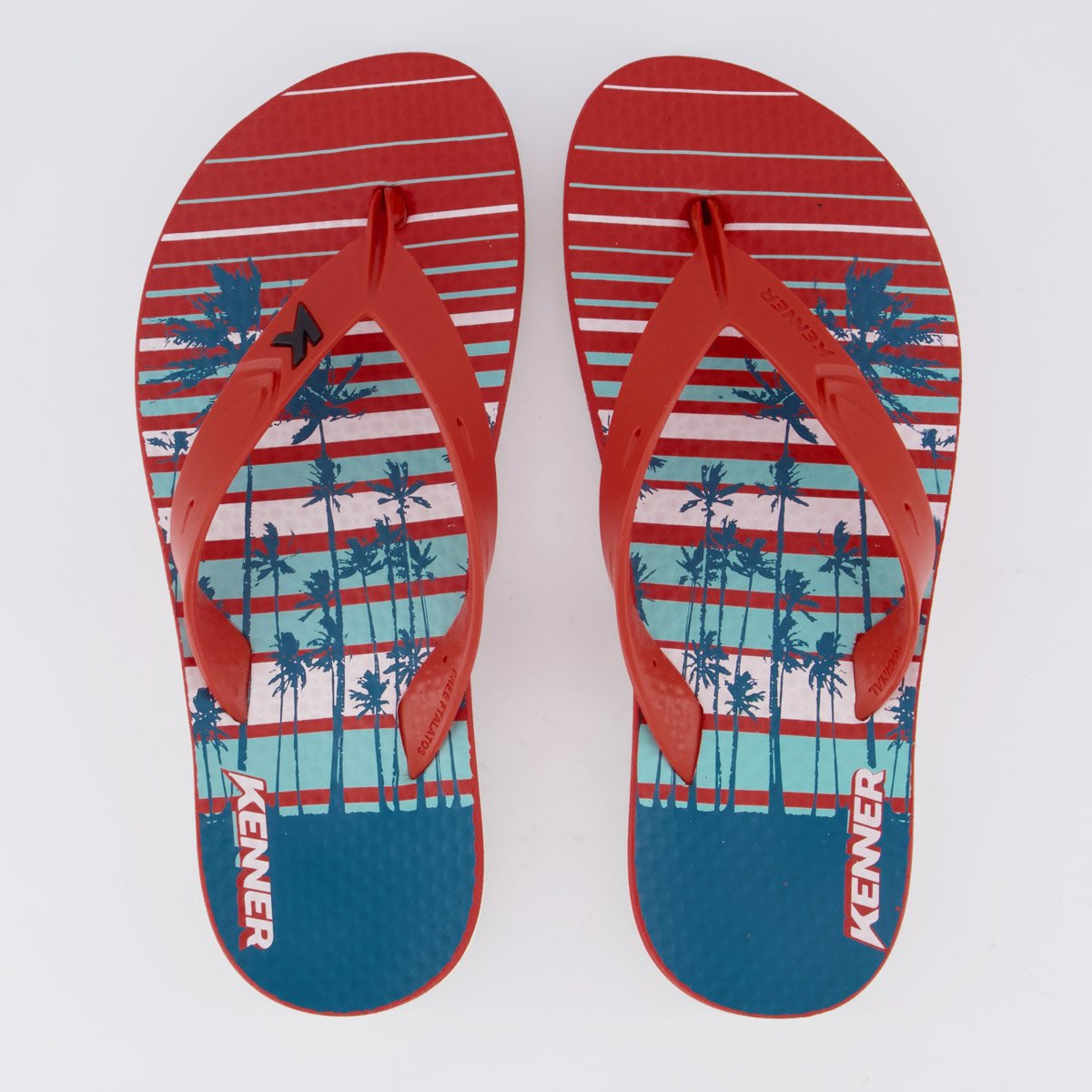 Chinelo Kenner Summer Aloha Feminino Vermelho