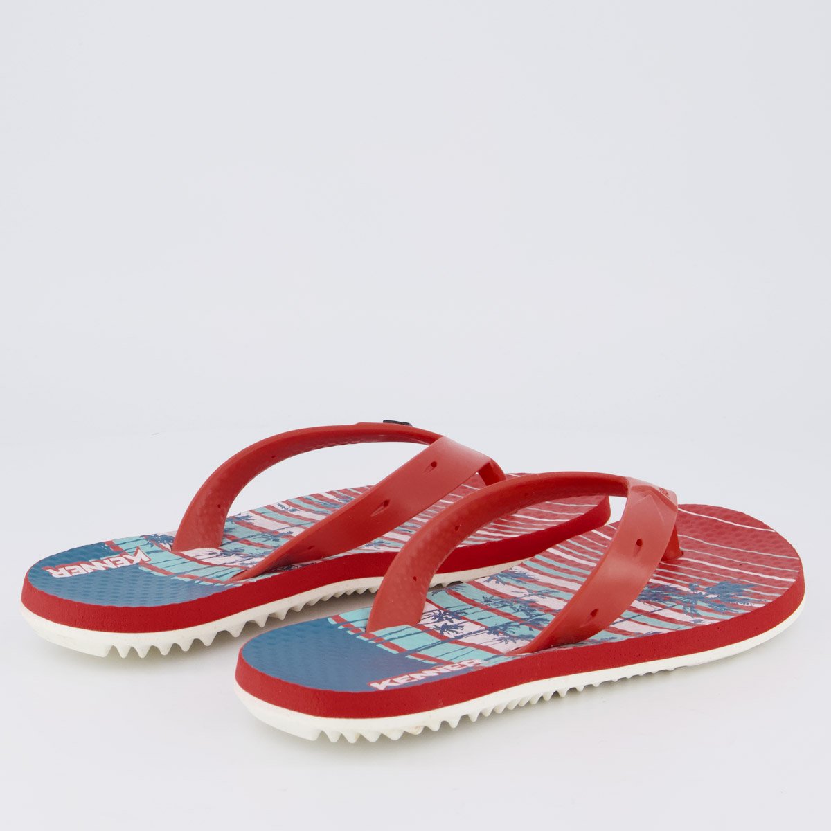 Chinelo Kenner Summer Aloha Feminino Vermelho Vermelho 4