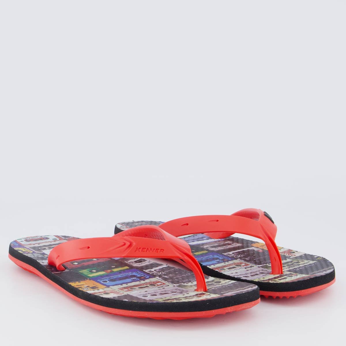 Chinelo Kenner Summer Mix Tape Vermelho Vermelho 3