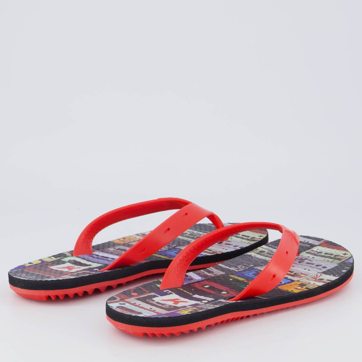 Chinelo Kenner Summer Mix Tape Vermelho Vermelho 4