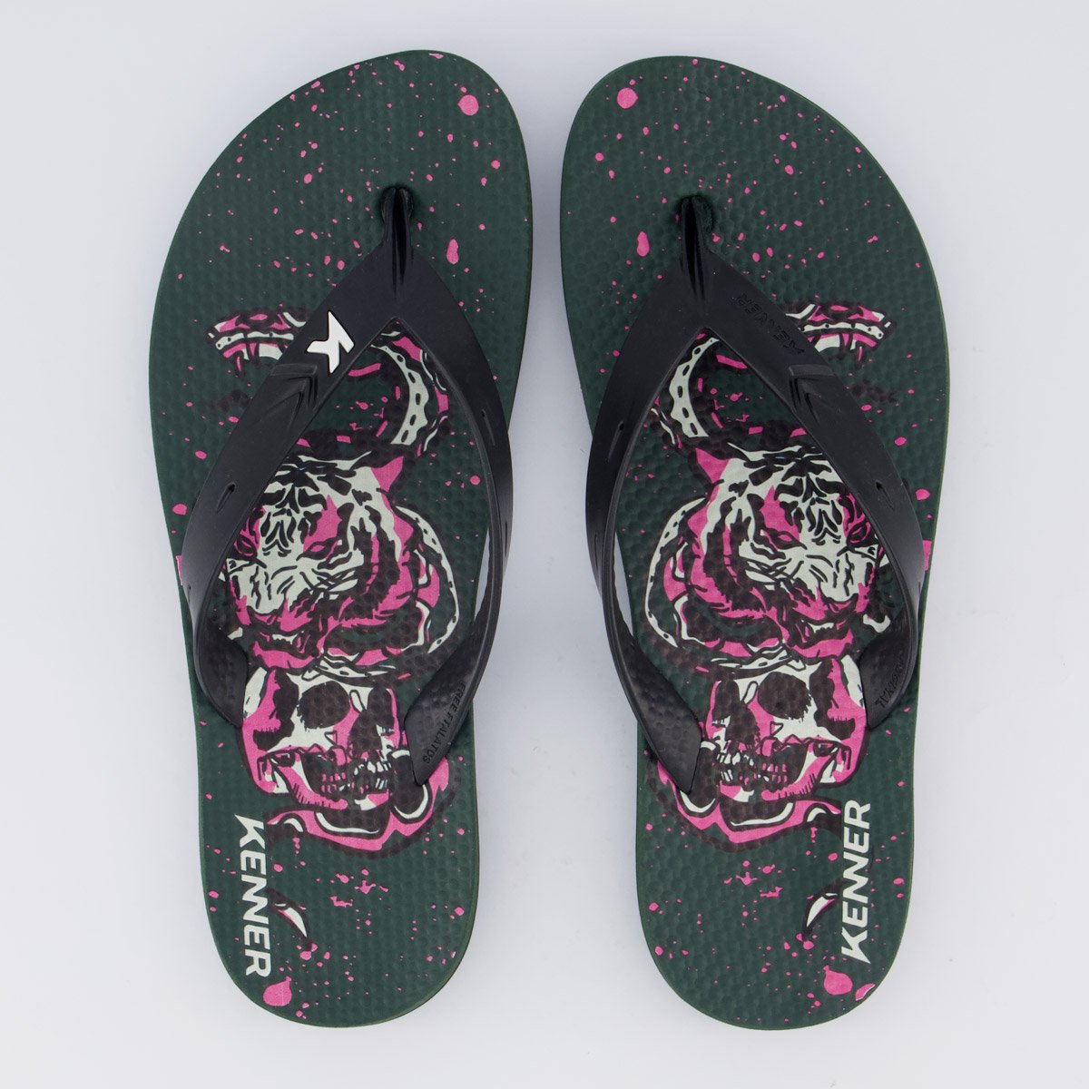 Chinelo Kenner Summer Old School Preto