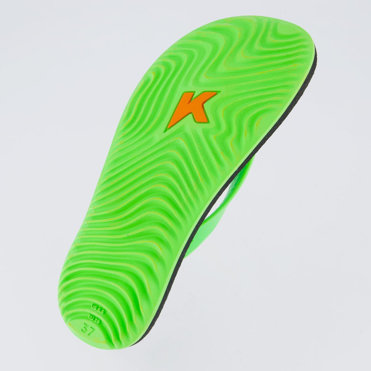 Chinelo Kenner Summer Skull Florido Feminino Preto e Verde Verde 5