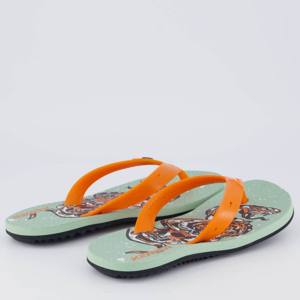 Chinelo Kenner Summer Old School Feminino Verde Verde 4