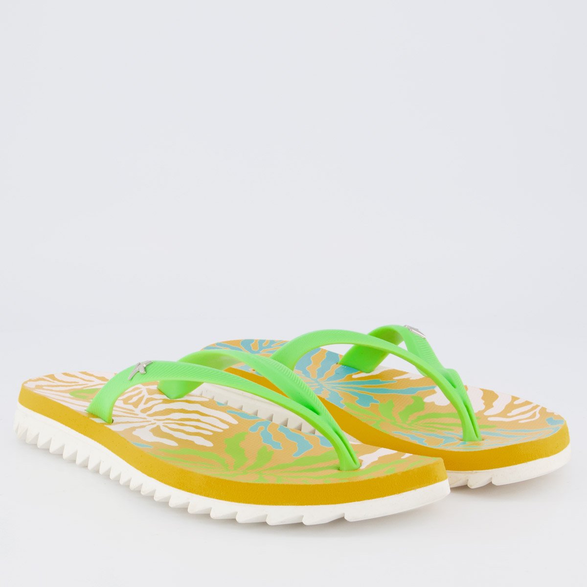 Chinelo Kenner Ibiza Algas Feminino Verde Verde 3