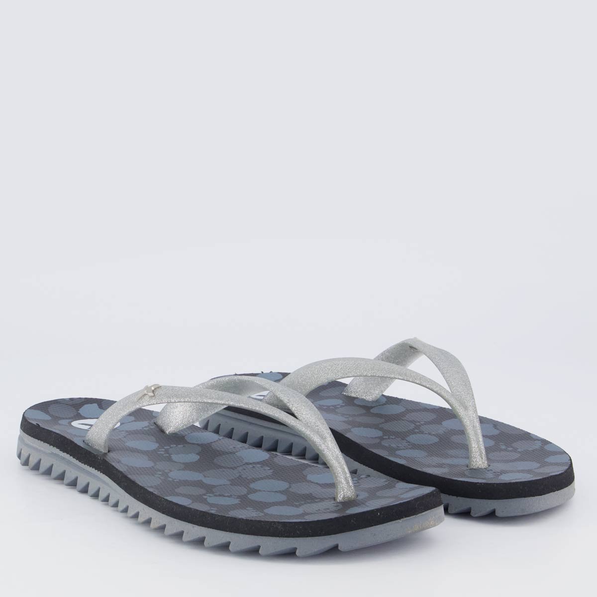 Chinelo Kenner Ibiza Polka Feminino Preto Preto 3