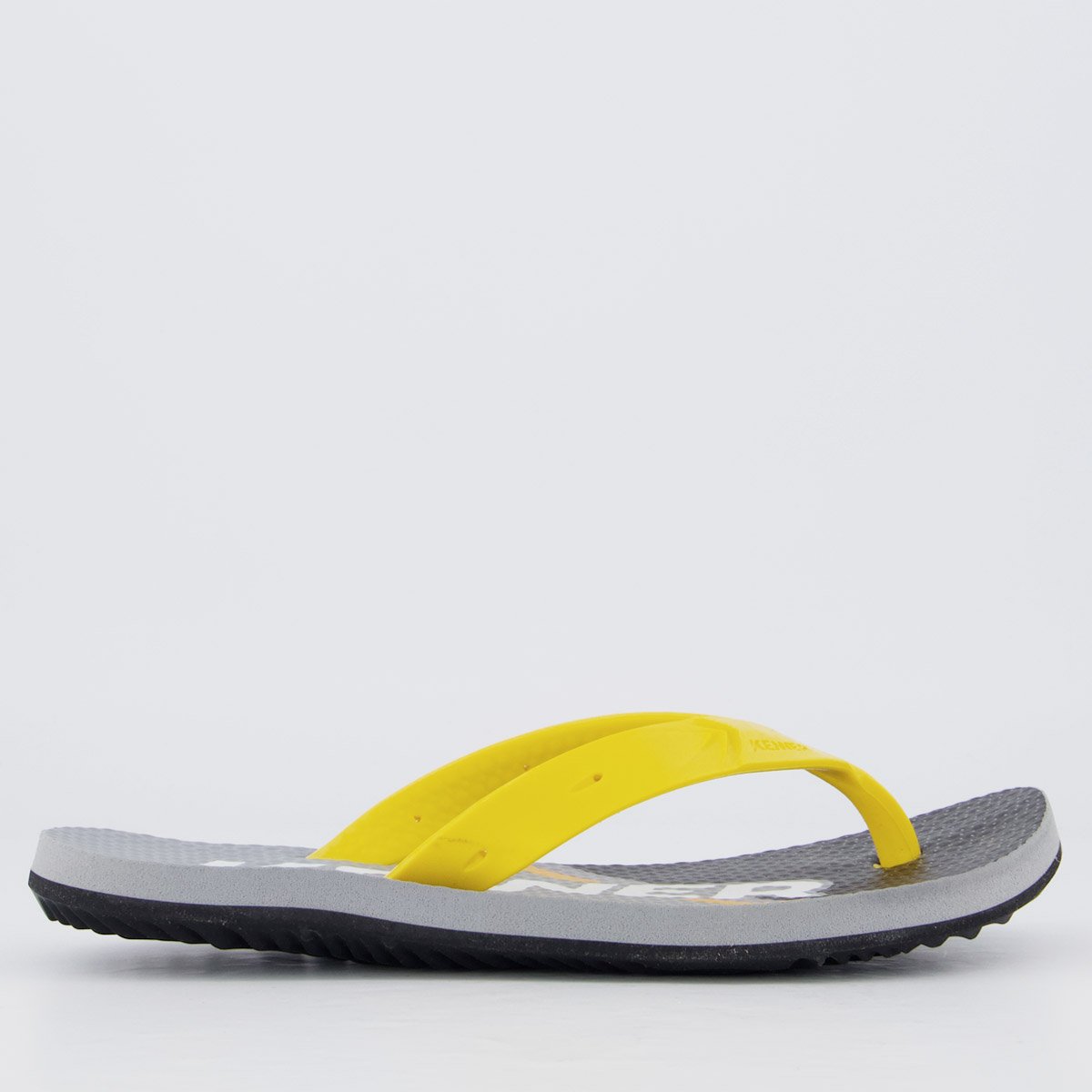 Chinelo Kenner Summer Line Feminino Cinza e Amarelo Amarelo 2