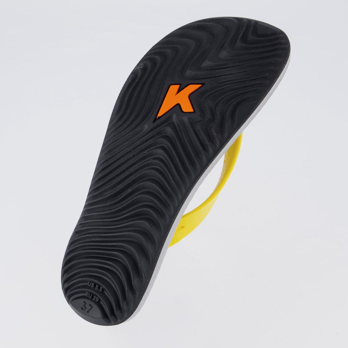 Chinelo Kenner Summer Line Feminino Cinza e Amarelo Amarelo 5