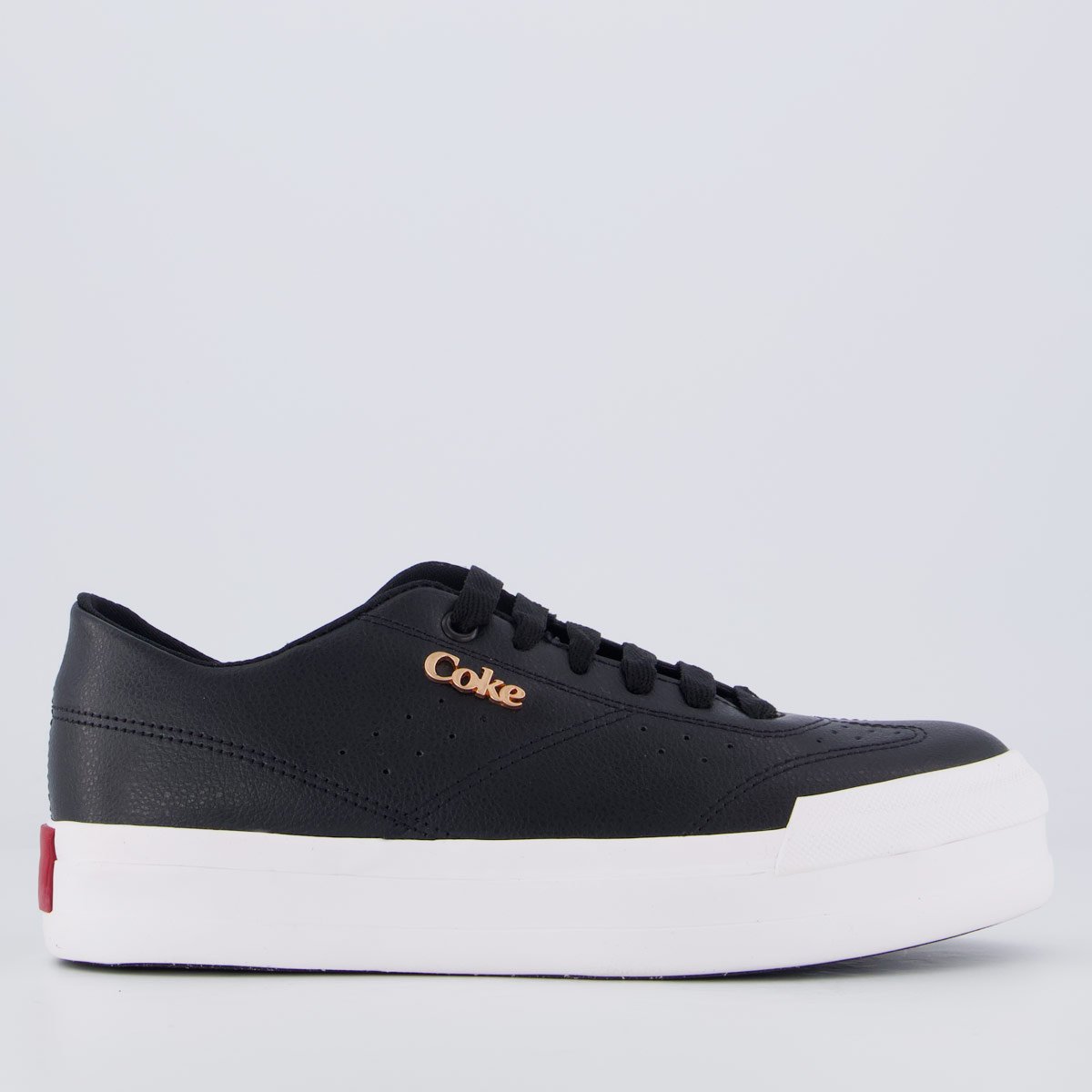 Tênis Coca Cola Lynx Town Platform Feminino Preto