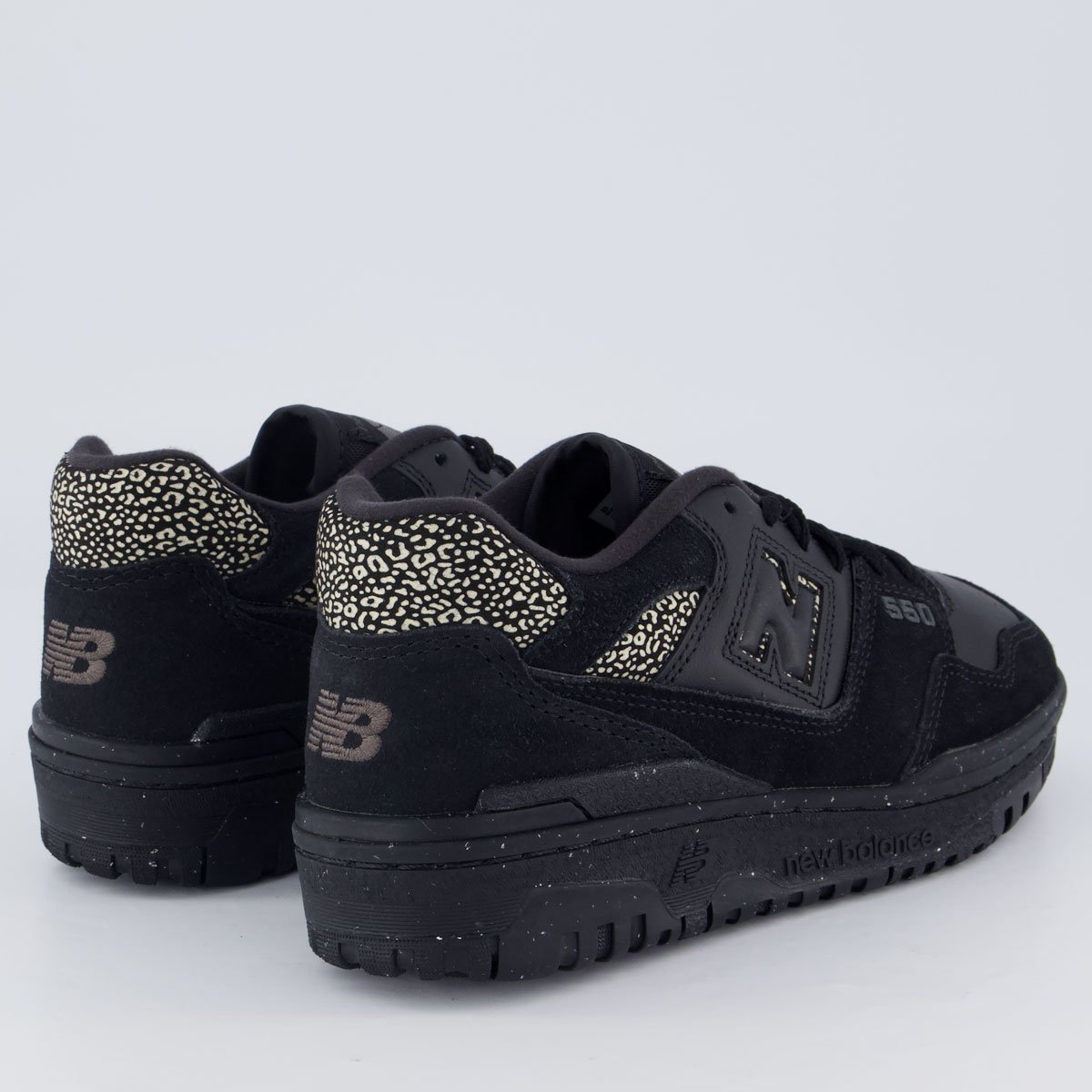 Tênis New Balance 550 Feminino Preto Preto 3