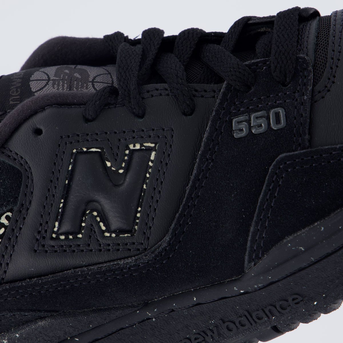 Tênis New Balance 550 Feminino Preto Preto 7