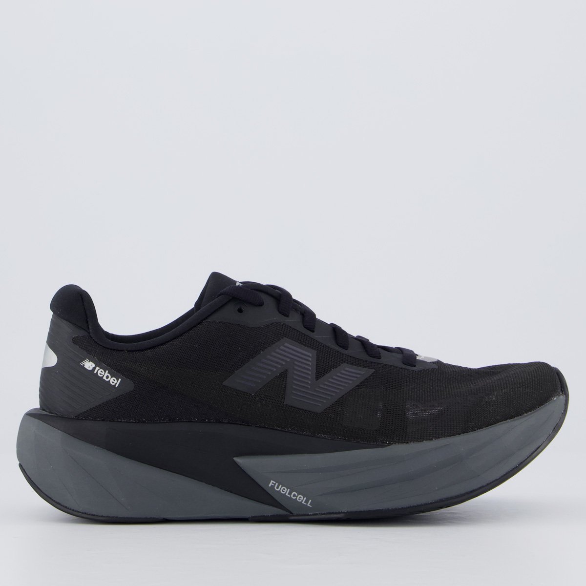 Tênis New Balance Fuelcell Rebel V5 Feminino Cinza e Preto