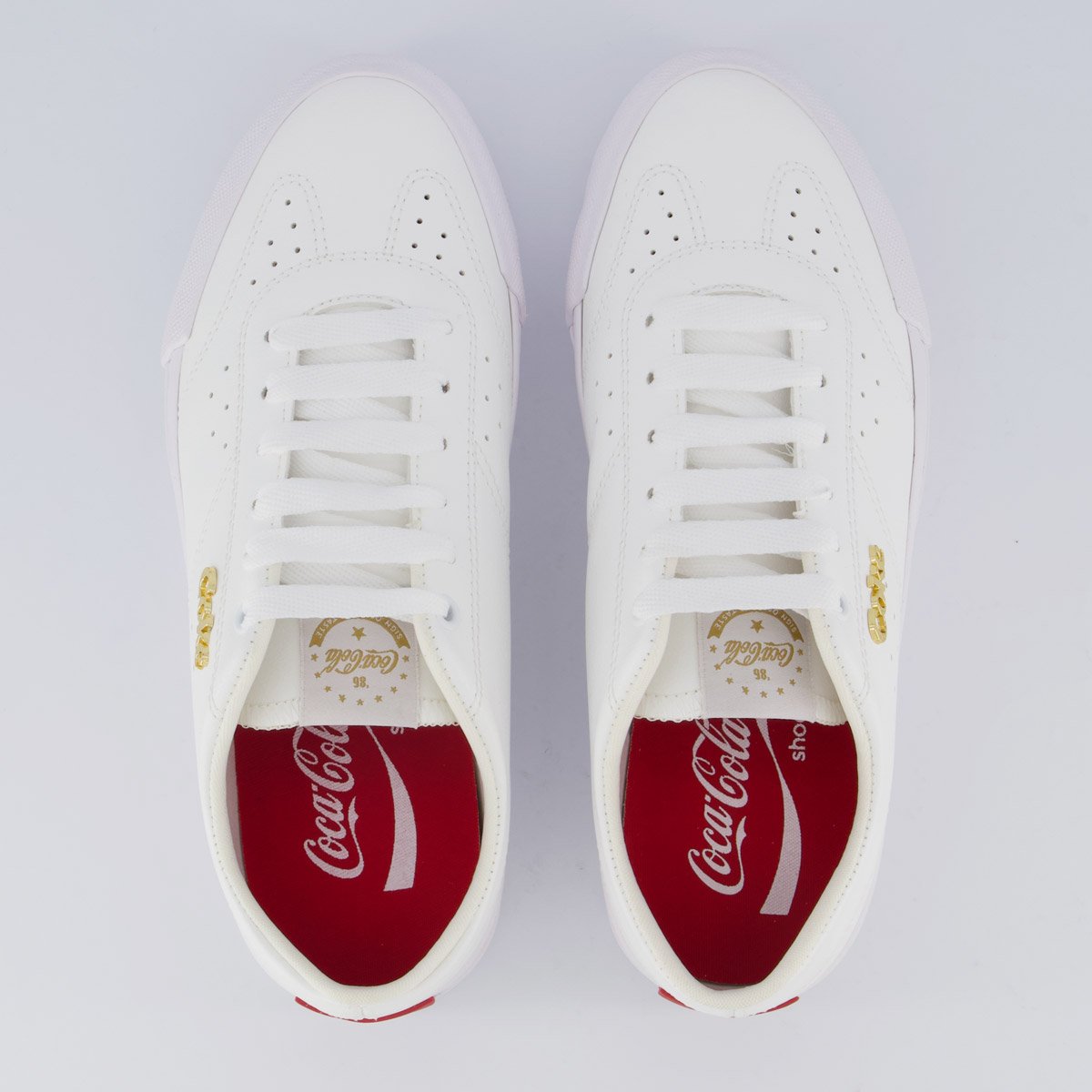 Tênis Coca Cola Lynx Town Platform Feminino Branco Branco 4