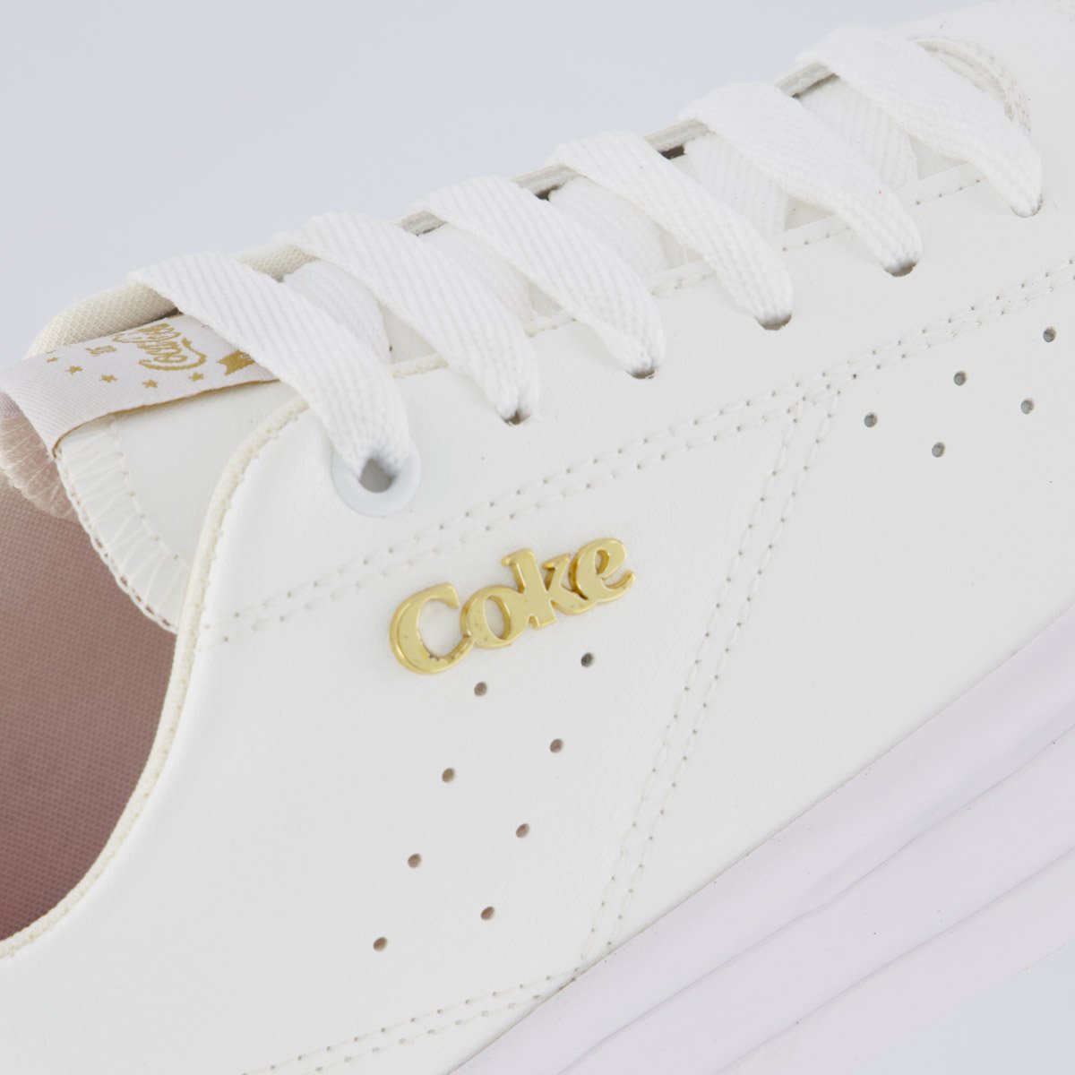 Tênis Coca Cola Lynx Town Platform Feminino Branco Branco 7