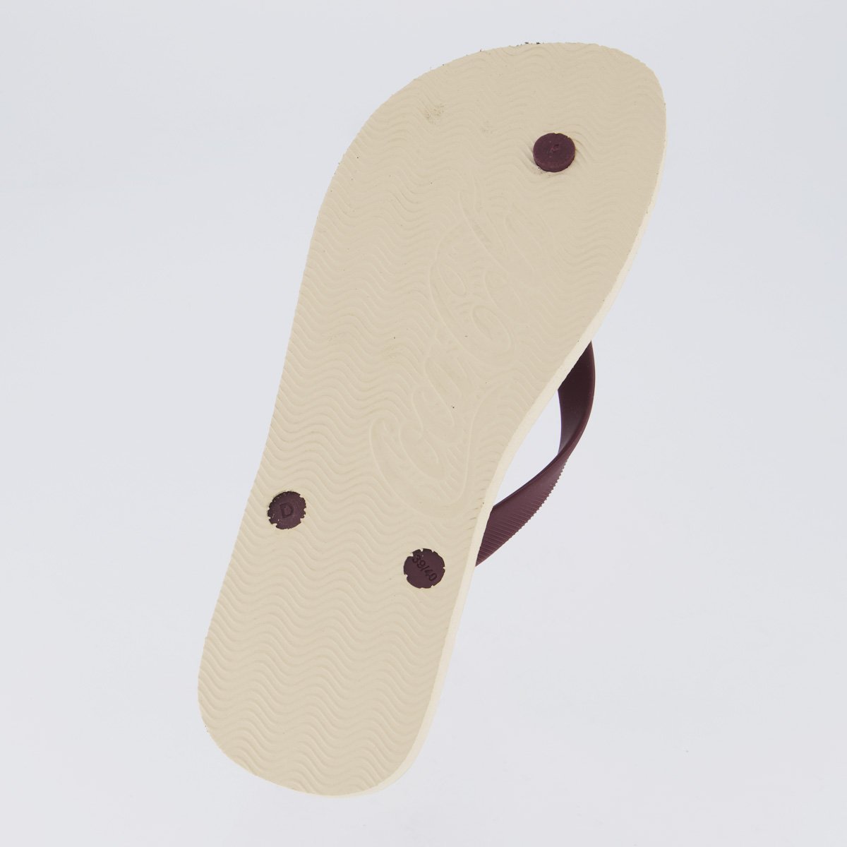 Chinelo Coca Cola Yes Coke! Off White e Bordô Bordô 5