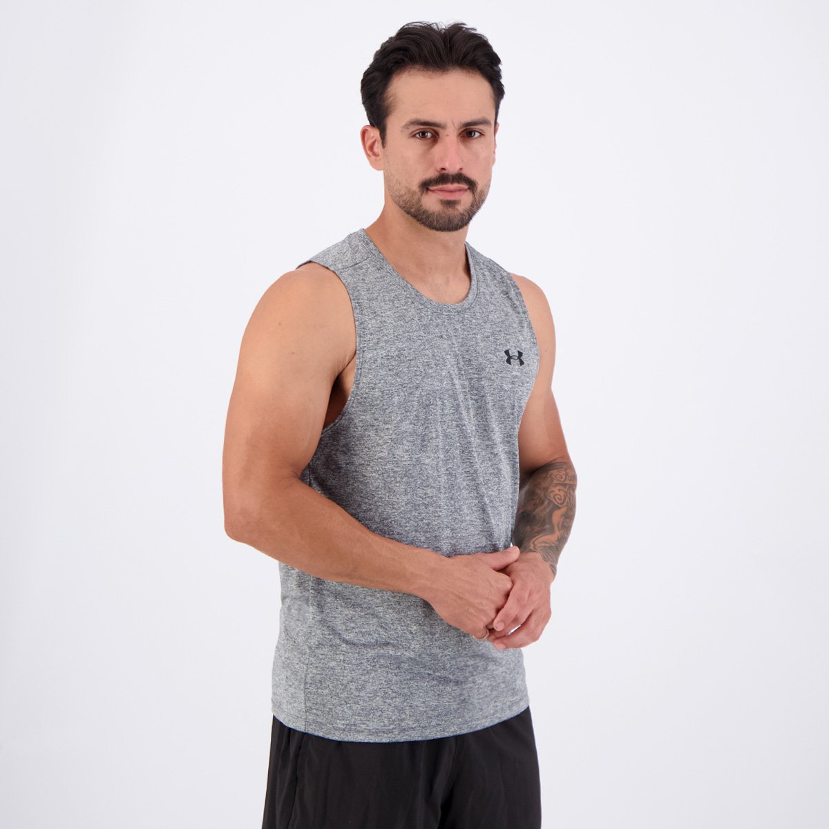 Regata Under Armour Tech Tank Cinza Cinza 2