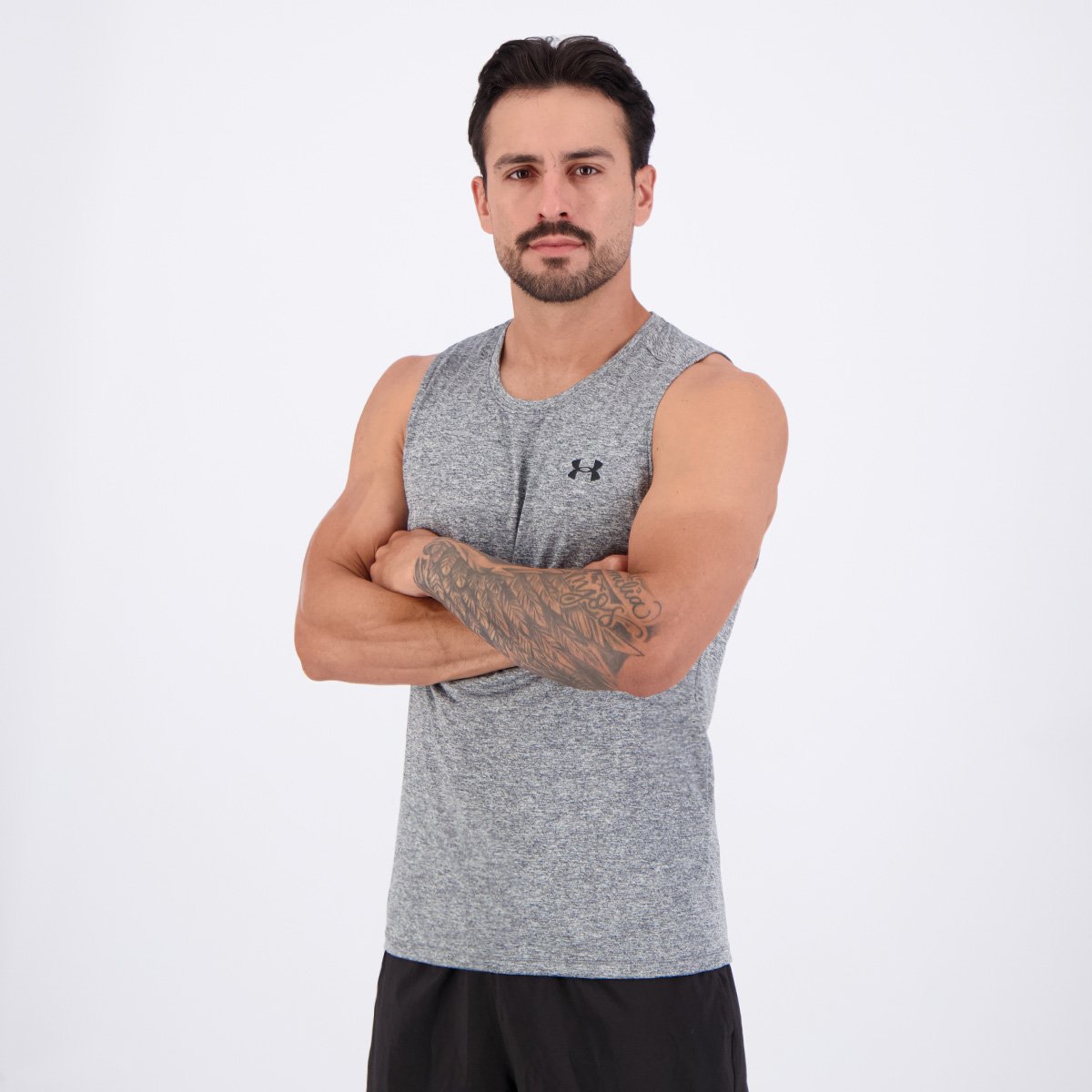 Regata Under Armour Tech Tank Cinza Cinza 3