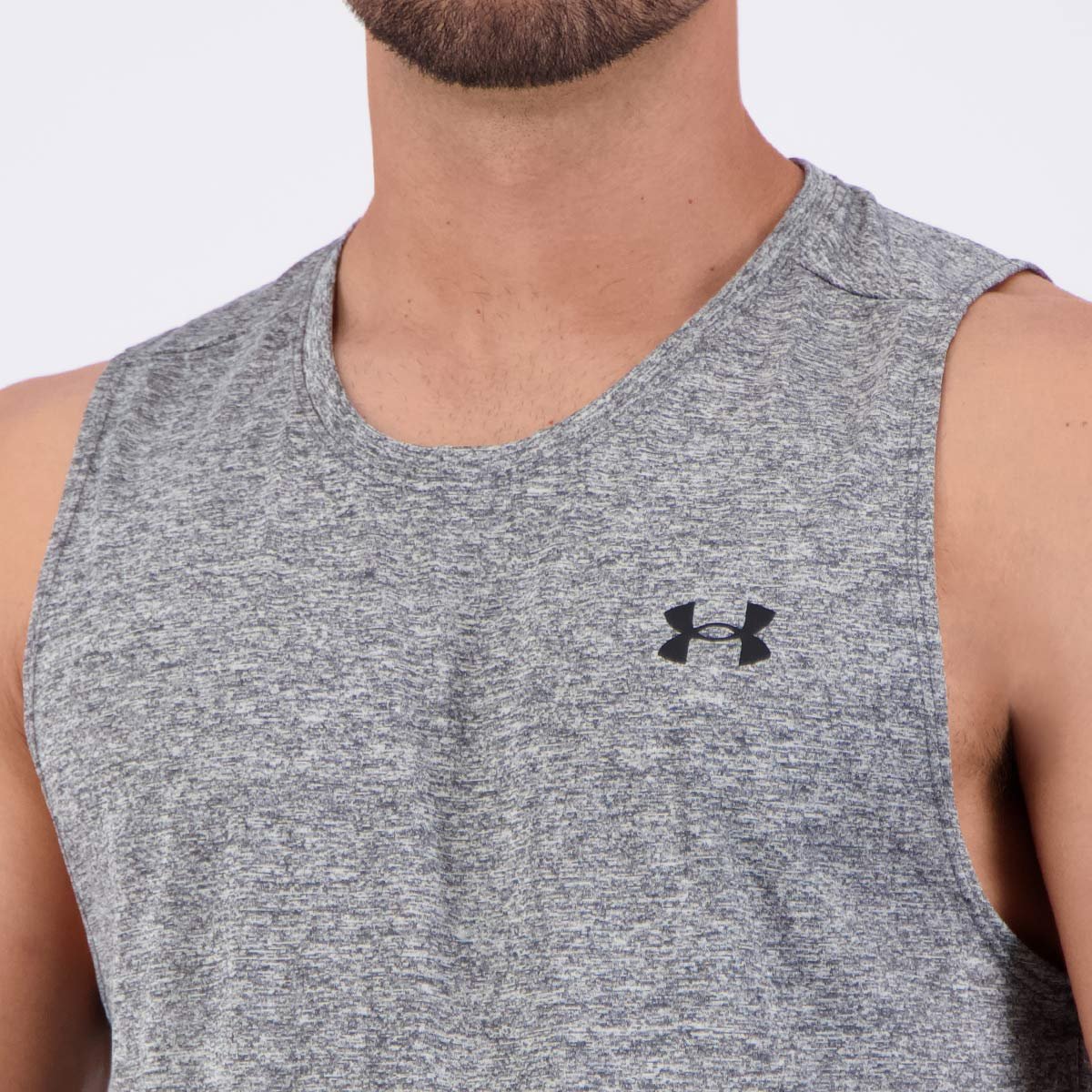 Regata Under Armour Tech Tank Cinza Cinza 5