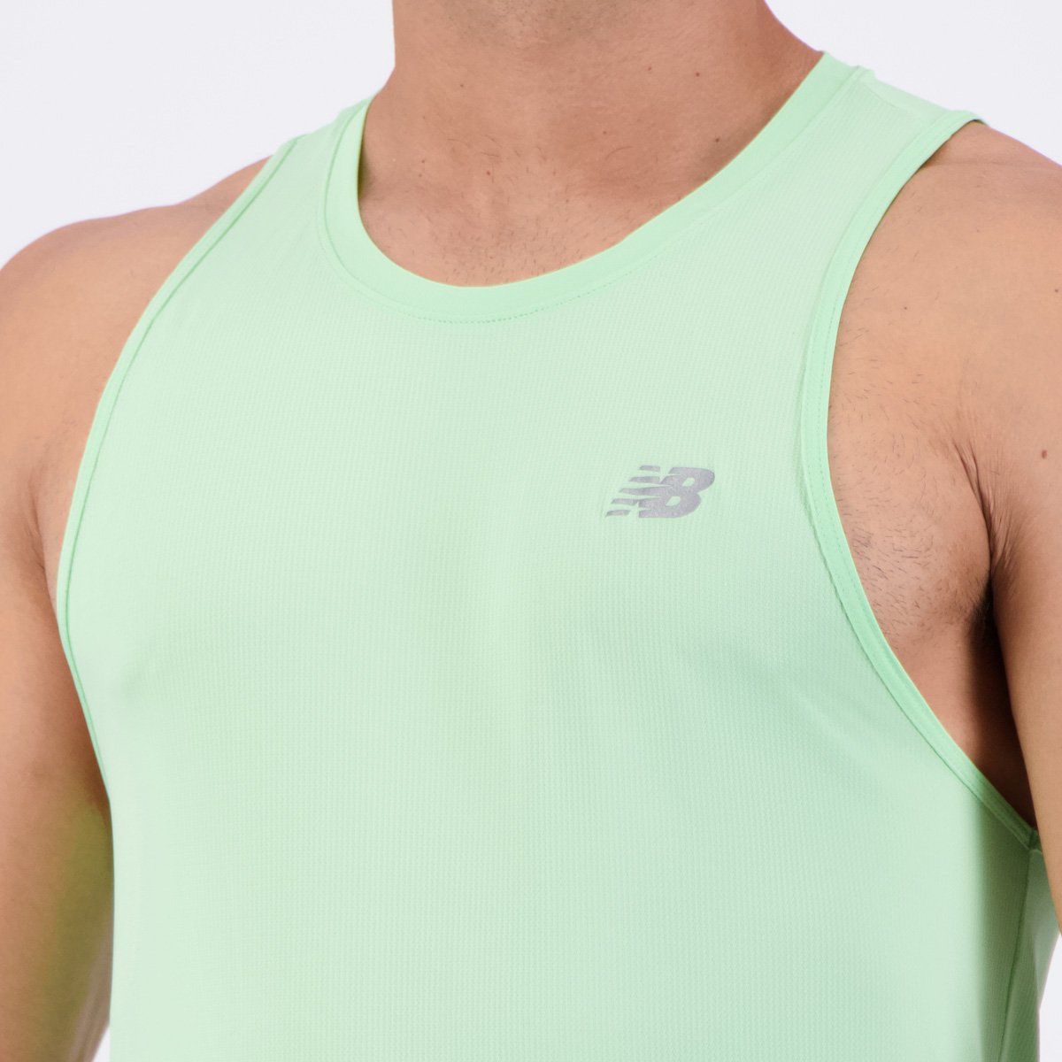 Regata New Balance Sport Essentials Verde e Cinza Verde 5