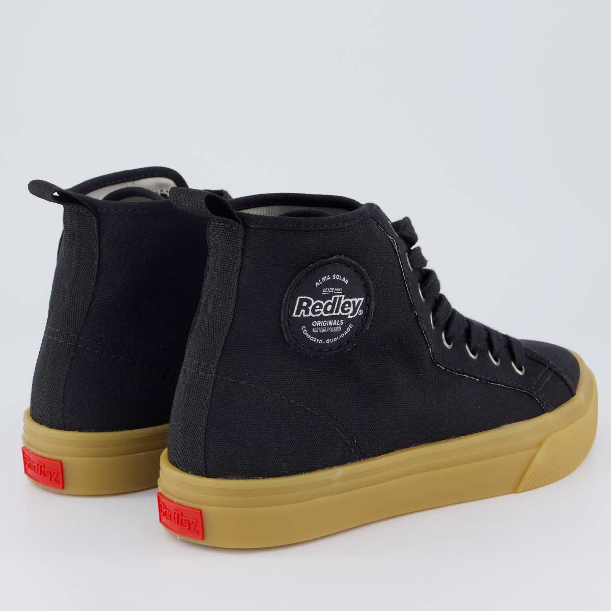 Tênis Redley High Látex Preto Preto 3