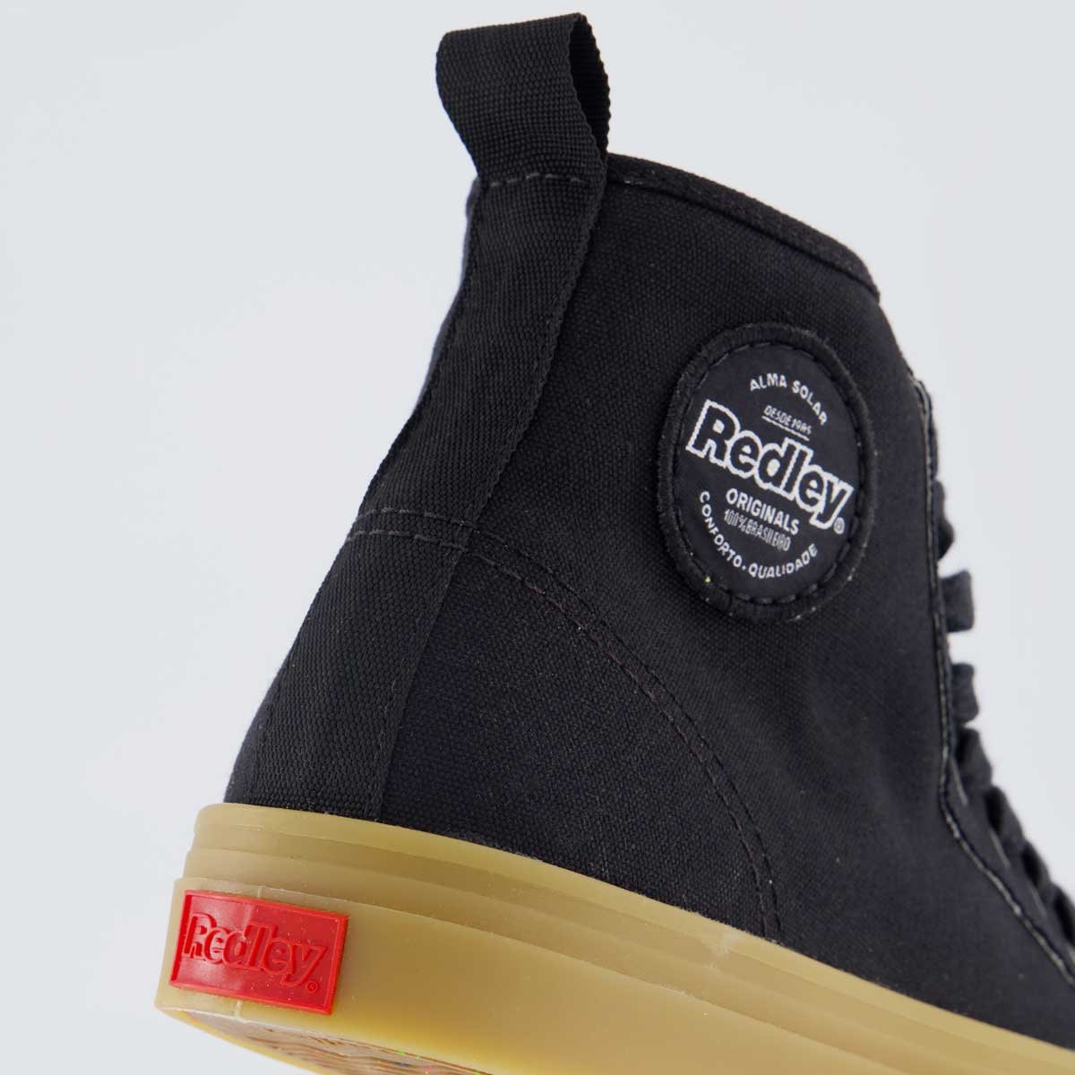 Tênis Redley High Látex Preto Preto 6