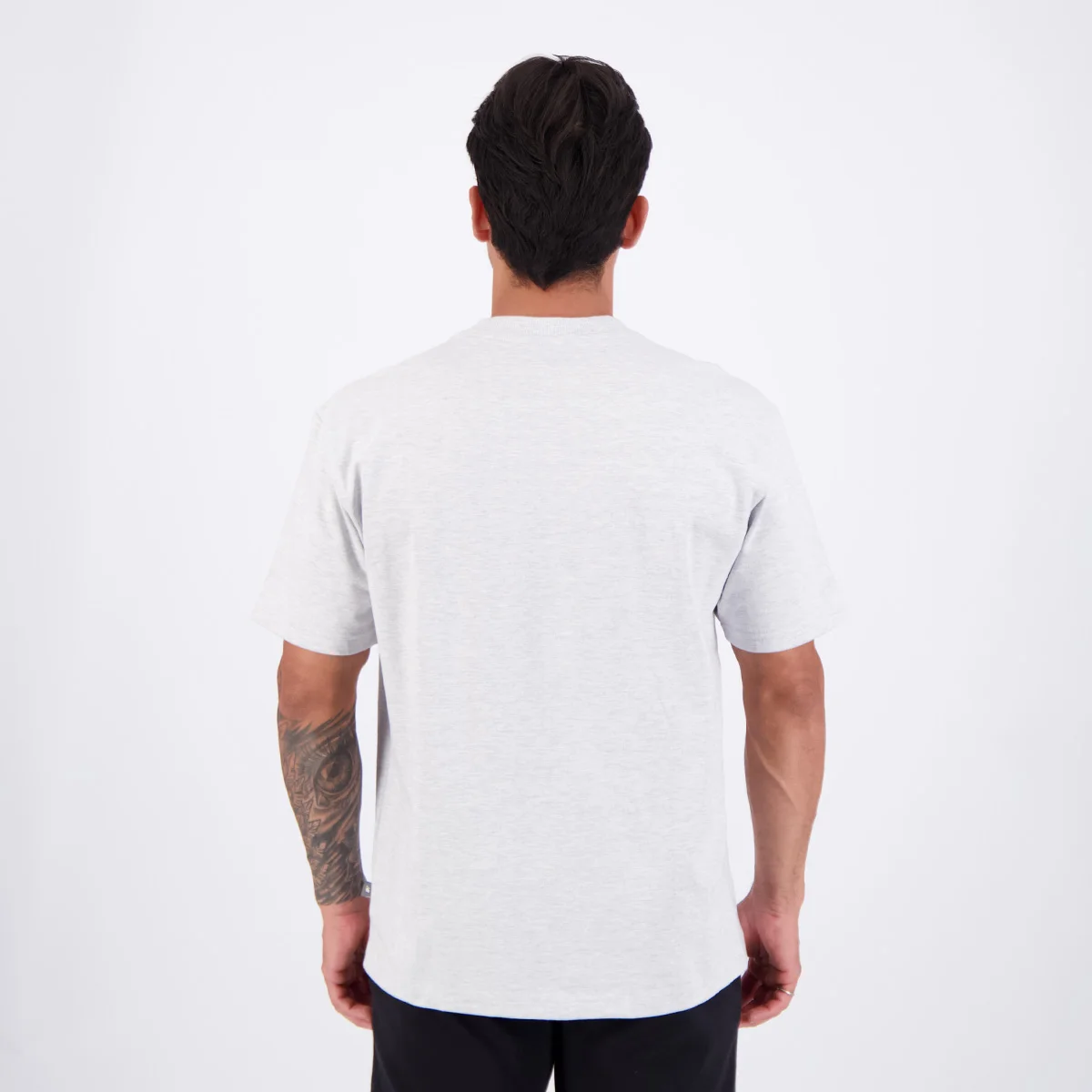 Camisa New Balance Athletics Relaxed Premium Chest Cinza Cinza 4