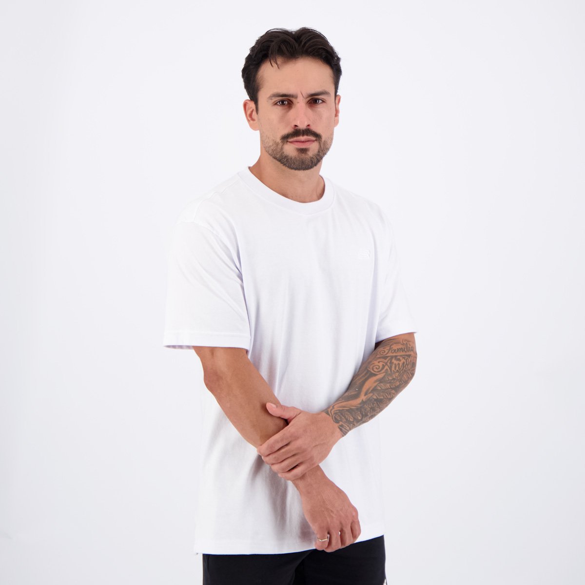 Camisa New Balance Small Logo Branca Branco 2