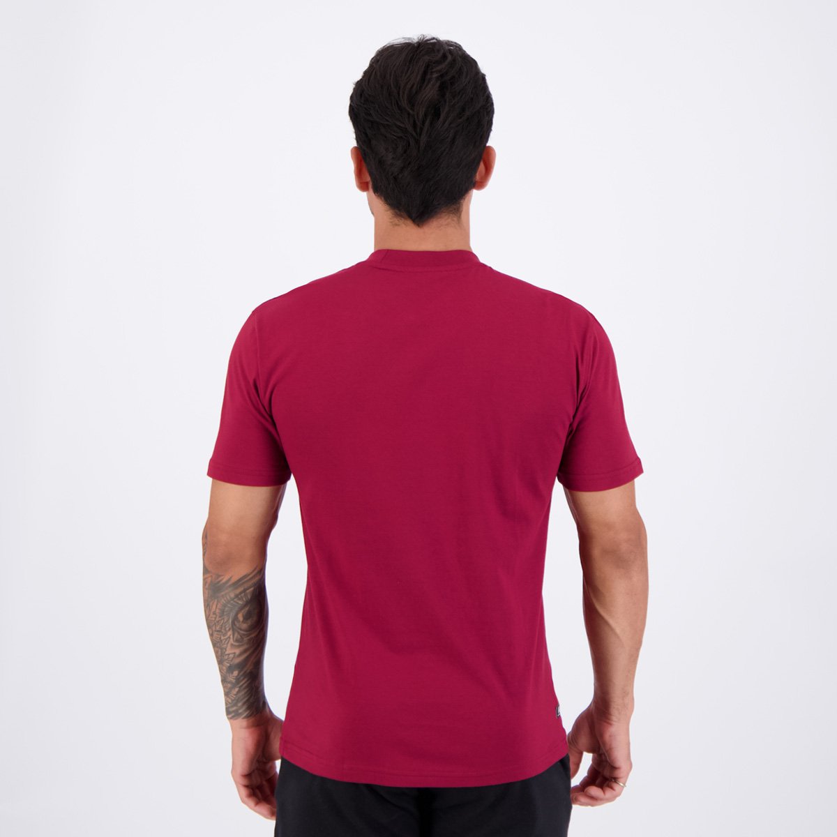 Camisa New Balance Essentials Vinho Vinho 4