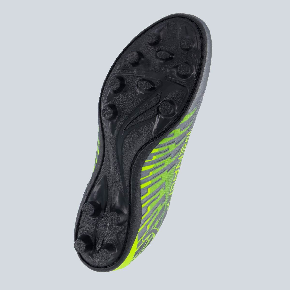 Chuteira Penalty Bravo Campo Cinza e Verde Cinza 5