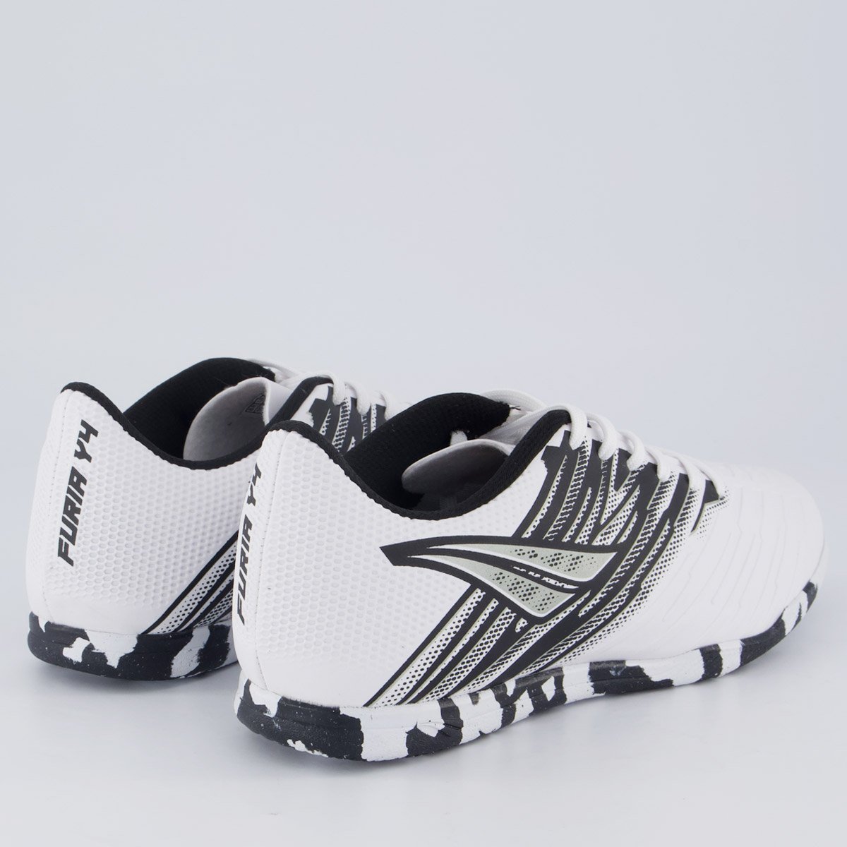 Chuteira Penalty Furia Futsal Branca e Preta Branco 3