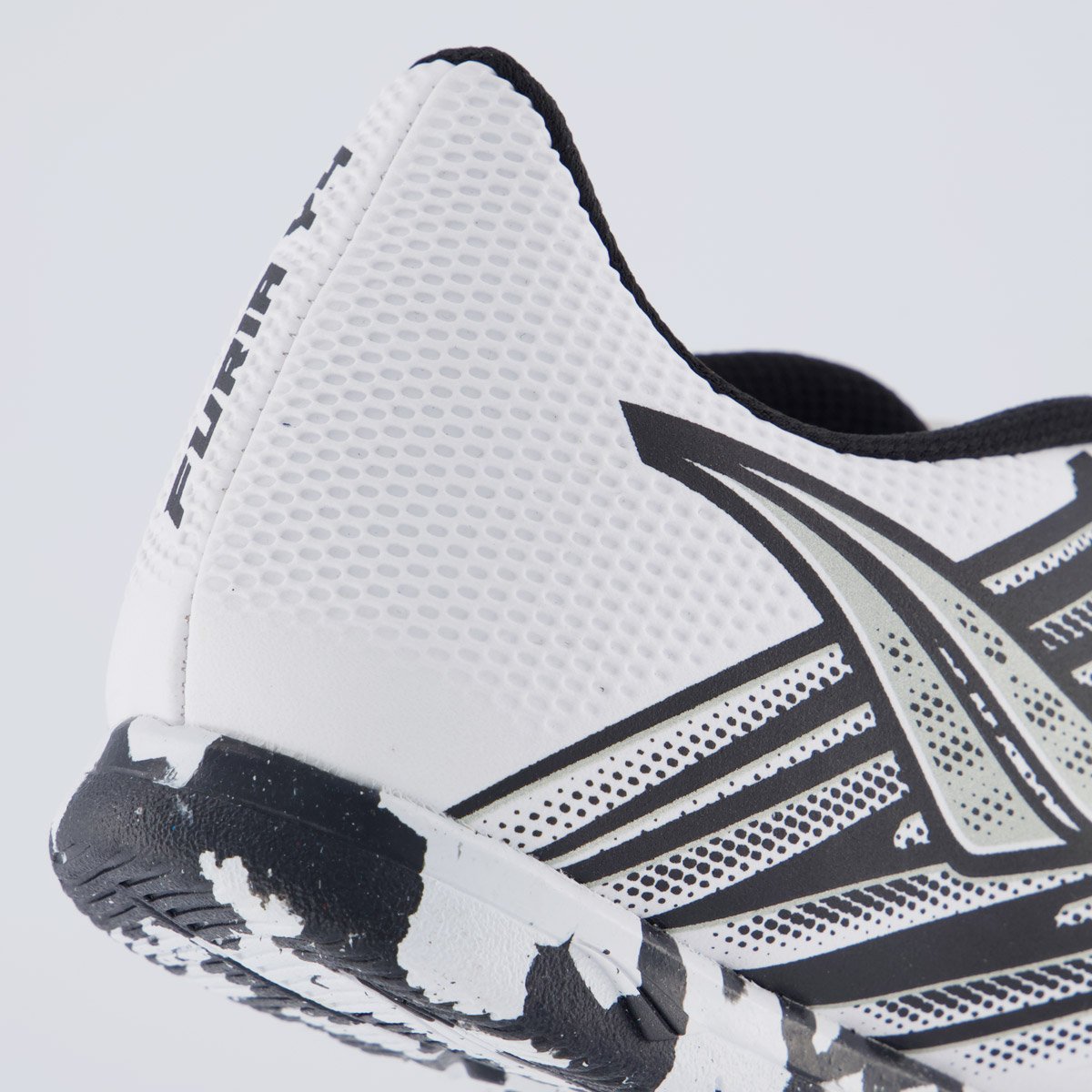 Chuteira Penalty Furia Futsal Branca e Preta Branco 6