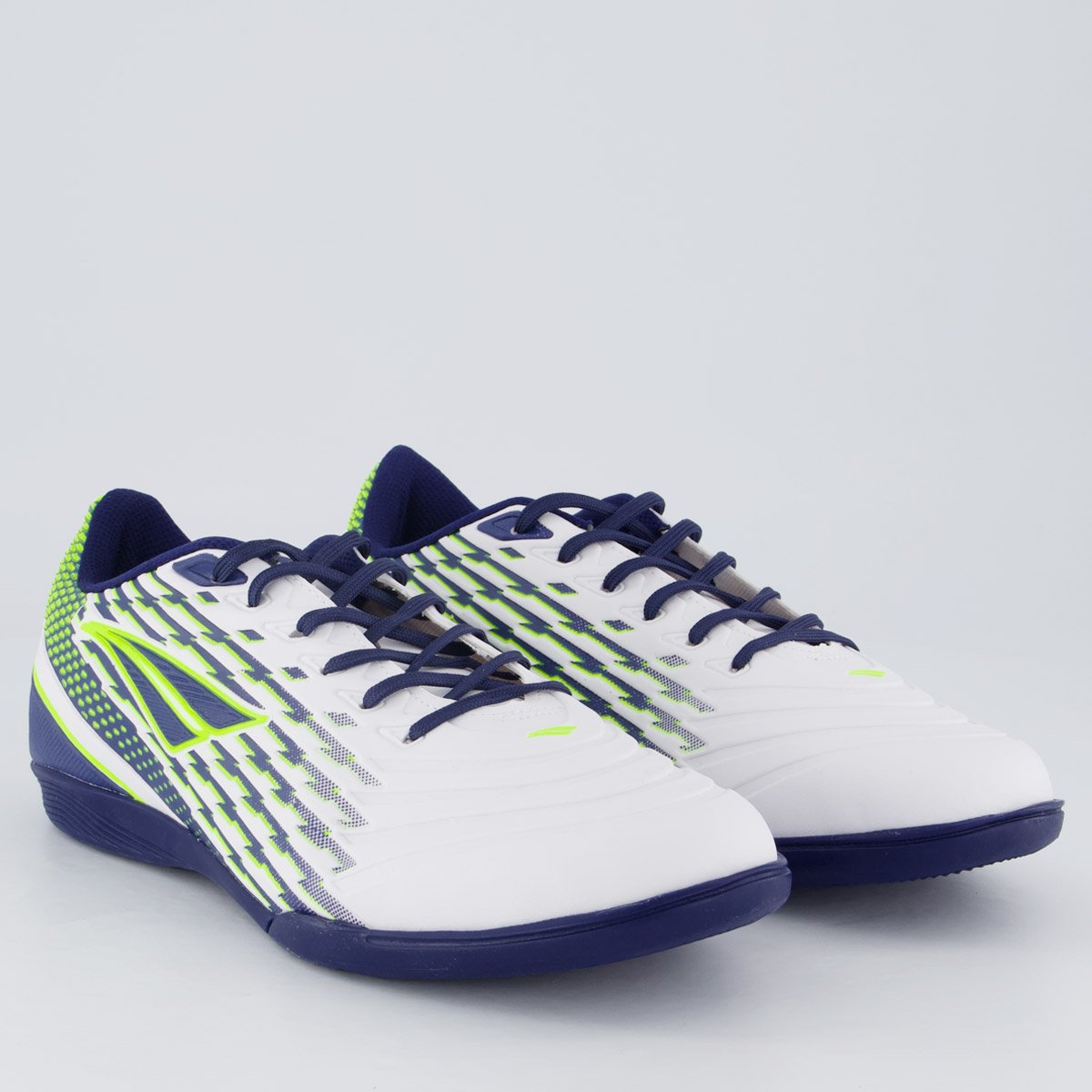 Chuteira Penalty Garra Futsal Branca e Marinho Branco 2