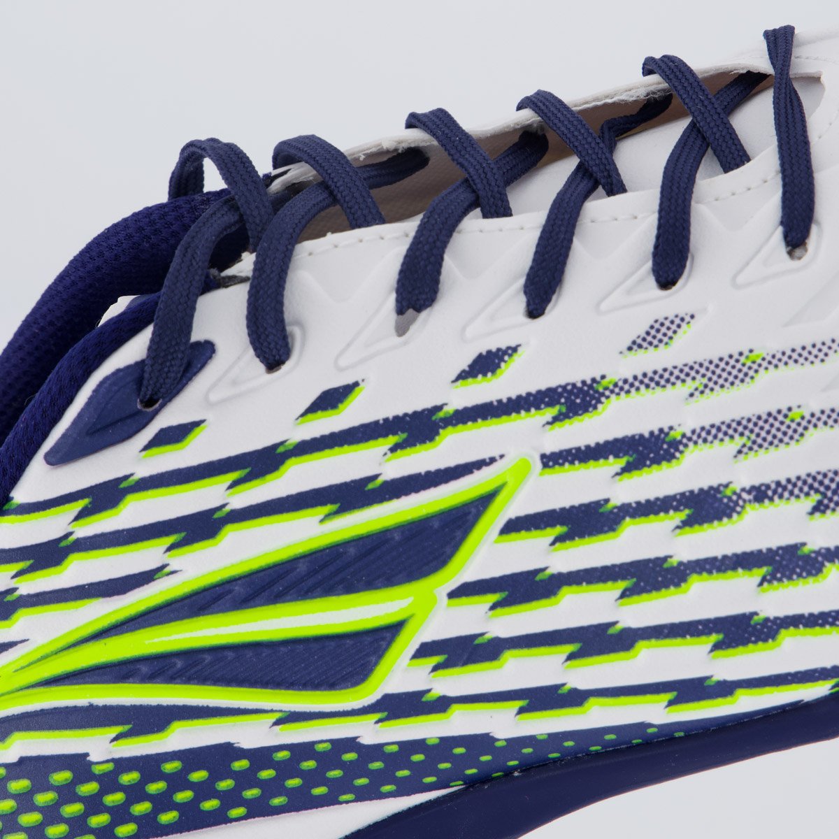 Chuteira Penalty Garra Futsal Branca e Marinho Branco 7