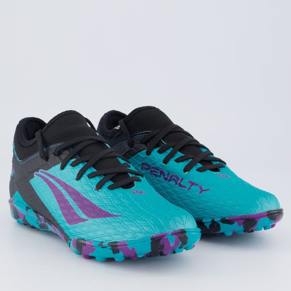 Chuteira Penalty RX Locker Society Juvenil Azul Azul 2