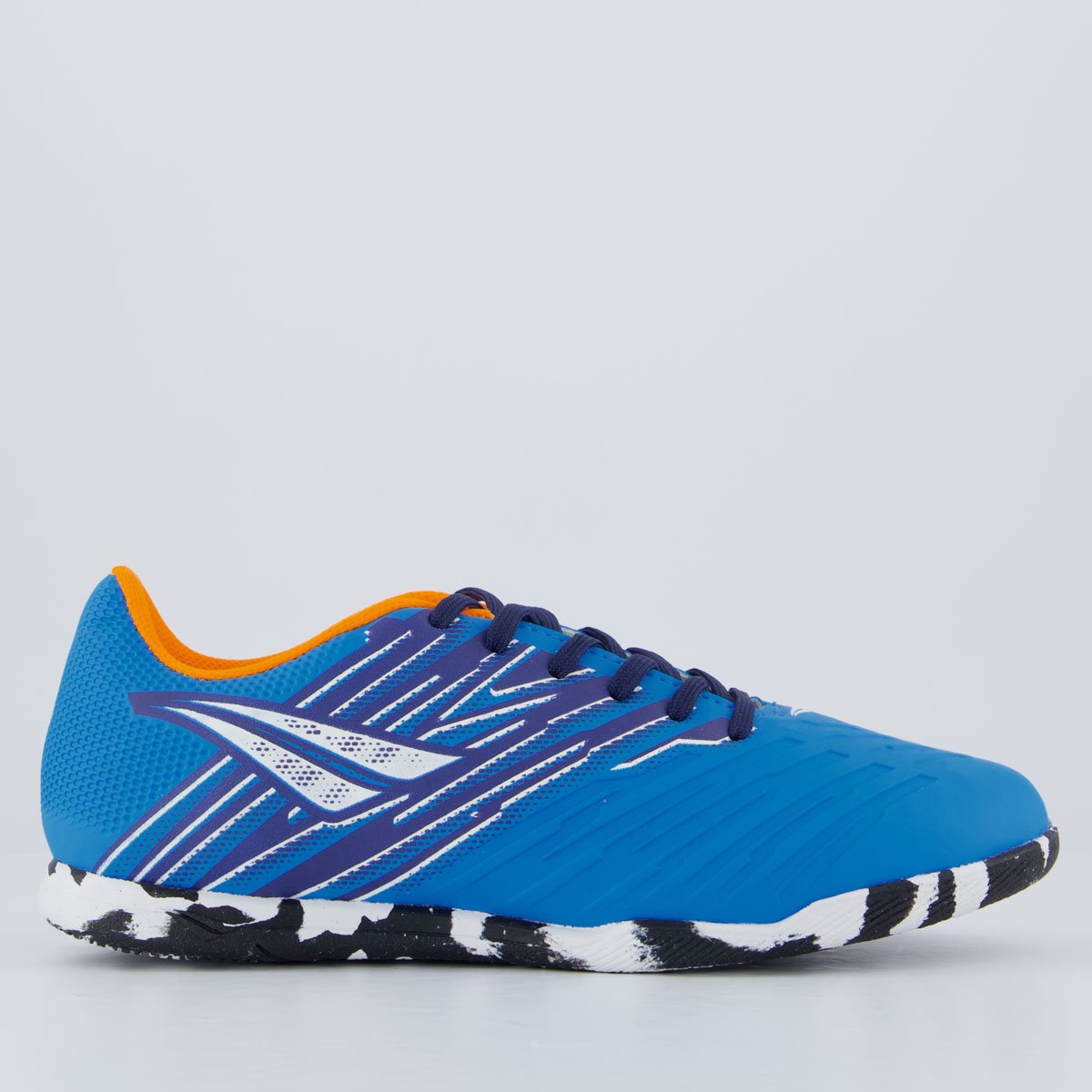 Chuteira Penalty Furia Futsal Azul e Branca