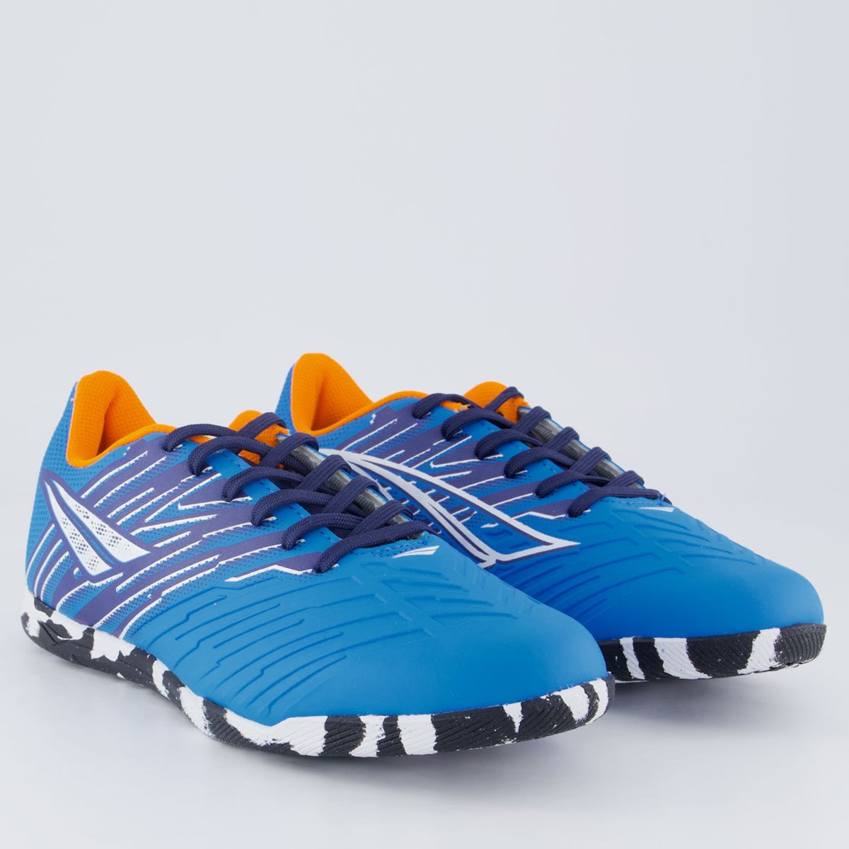 Chuteira Penalty Furia Futsal Azul e Branca Azul 2