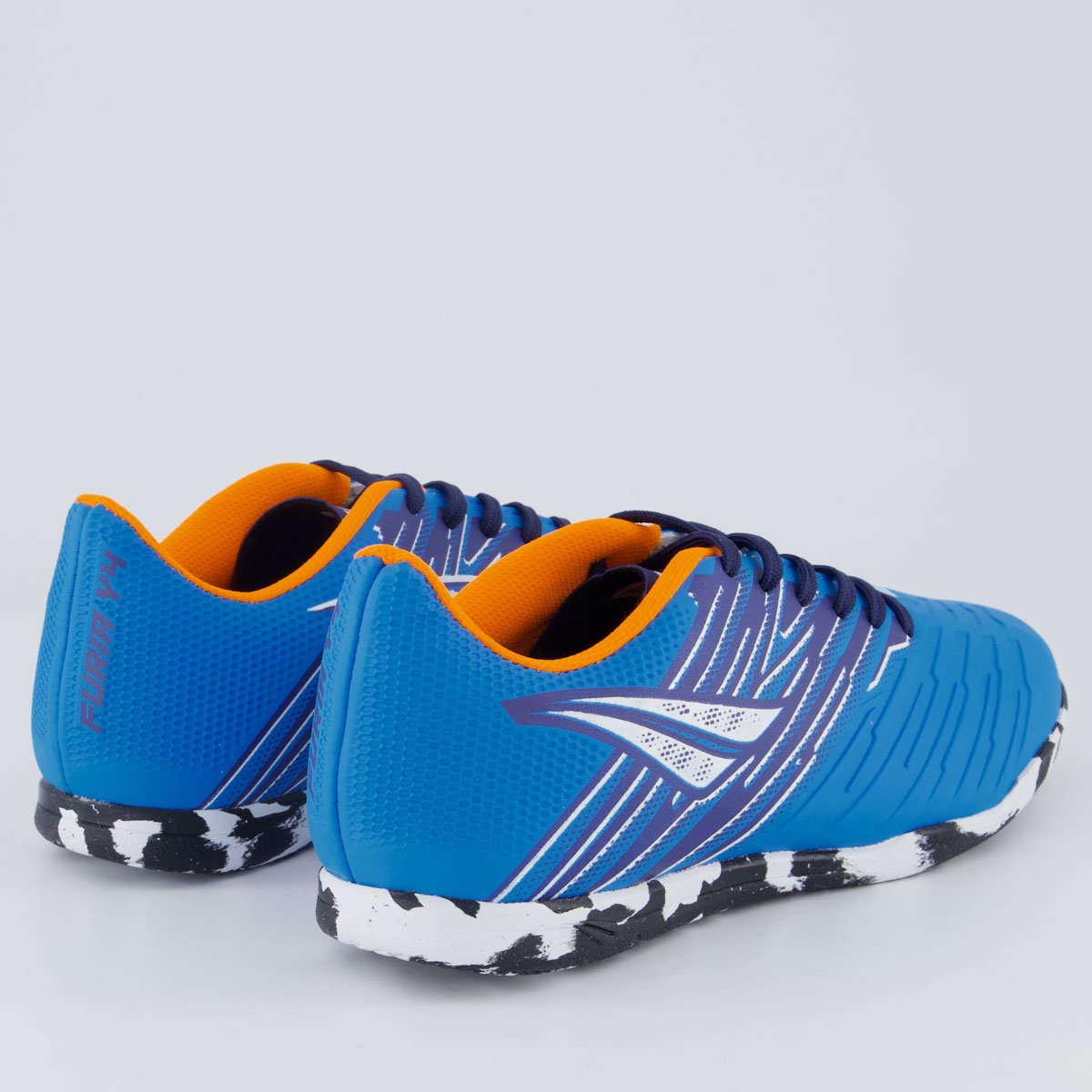 Chuteira Penalty Furia Futsal Azul e Branca Azul 3