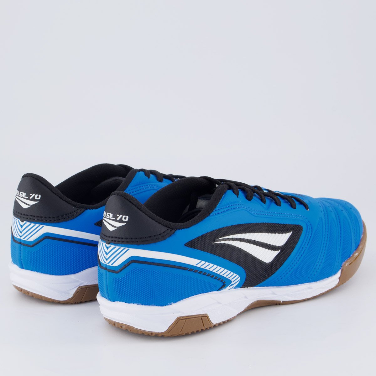 Chuteira Penalty Brasil 70 Futsal Azul e Preta Azul 3