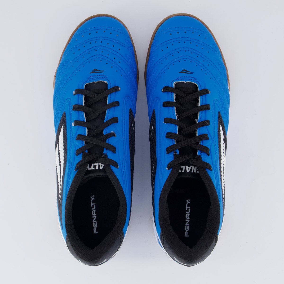 Chuteira Penalty Brasil 70 Futsal Azul e Preta Azul 4