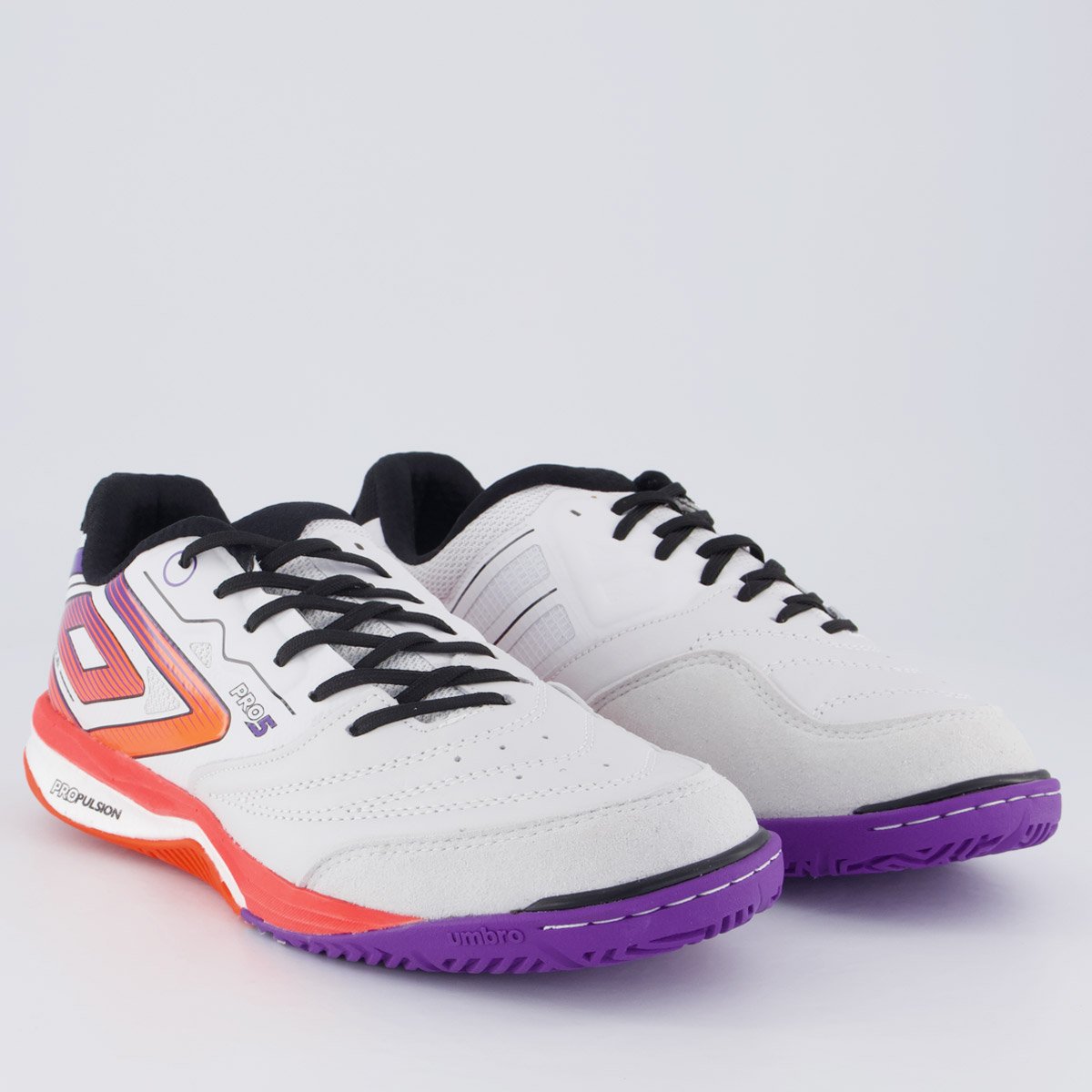 Chuteira Umbro Pro 5 Stable Futsal Branca Branco 2