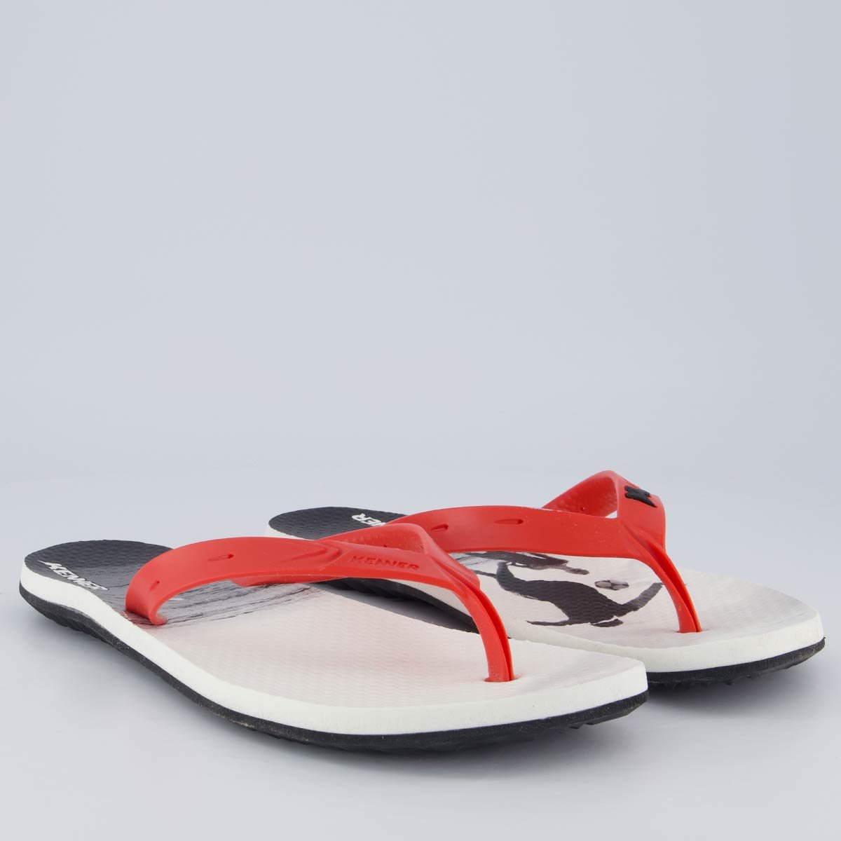 Chinelo Kenner Summer Altinha Vermelho Vermelho 3