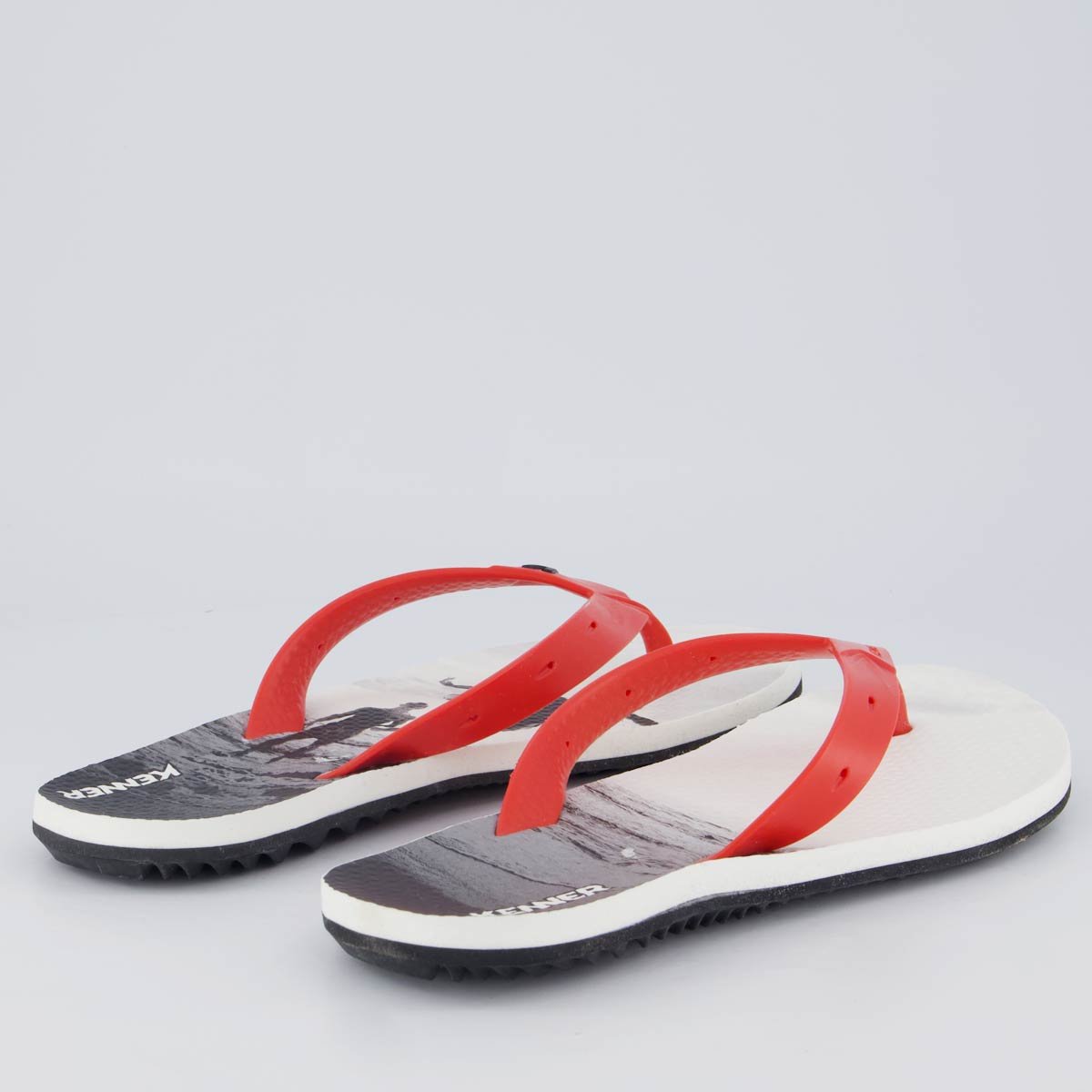 Chinelo Kenner Summer Altinha Vermelho Vermelho 4