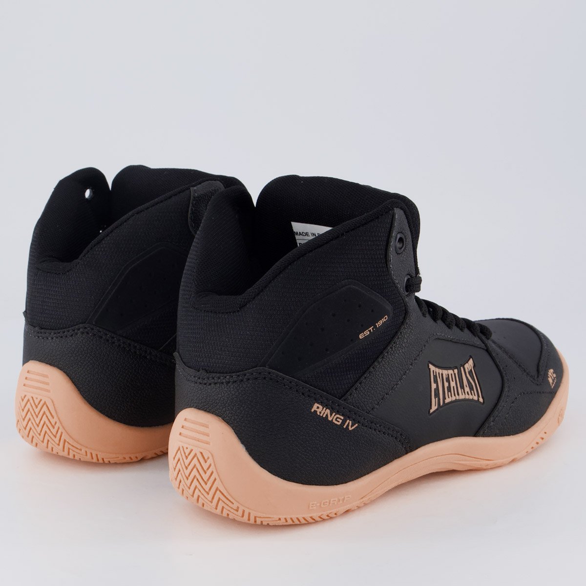 Tênis Everlast Ring 4 Feminino Preto e Rosa Preto 3