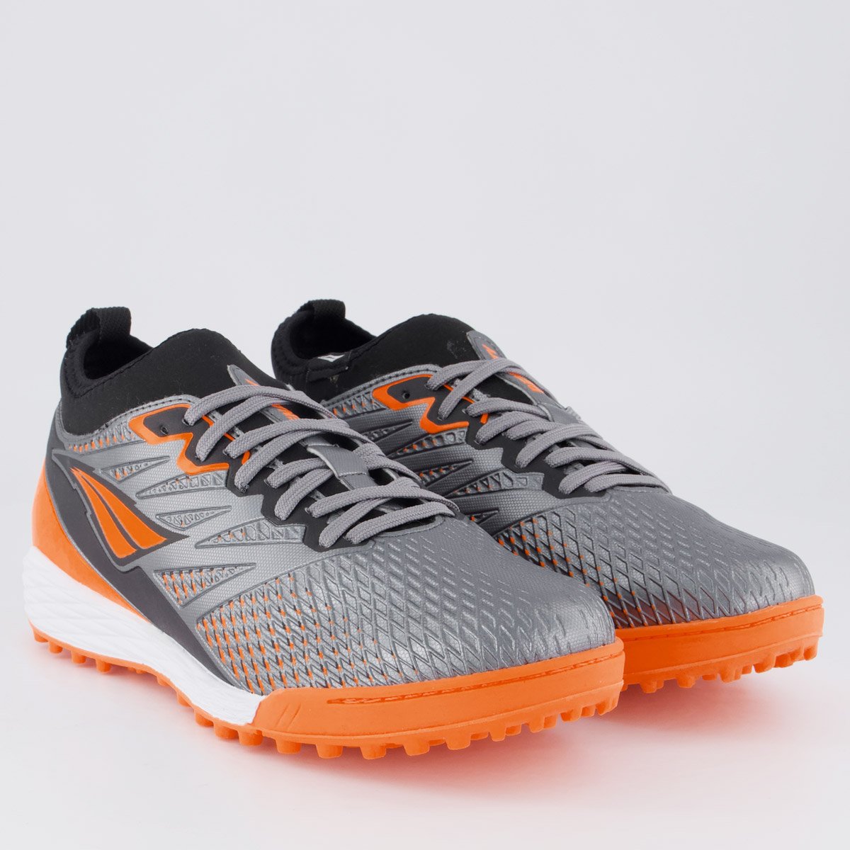 Chuteira Penalty Se7e Locker Society Preta Preto/Cinza 2